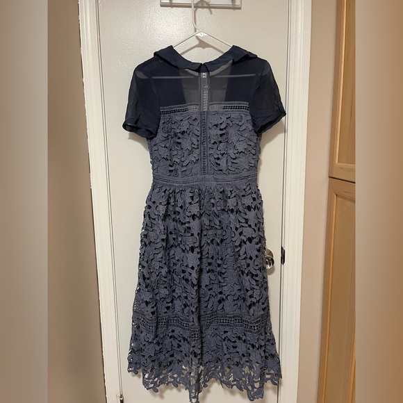 ASOS Warehouse Lace Midi Dress - Picture 1 of 8